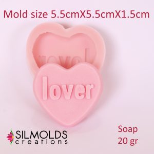 Καρδιά lover Καλούπι σιλικόνης
